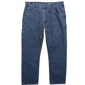 Key Industries Carpenter Jeans Mens 36x32 Blue Denim Work Utility Pants 4875.45